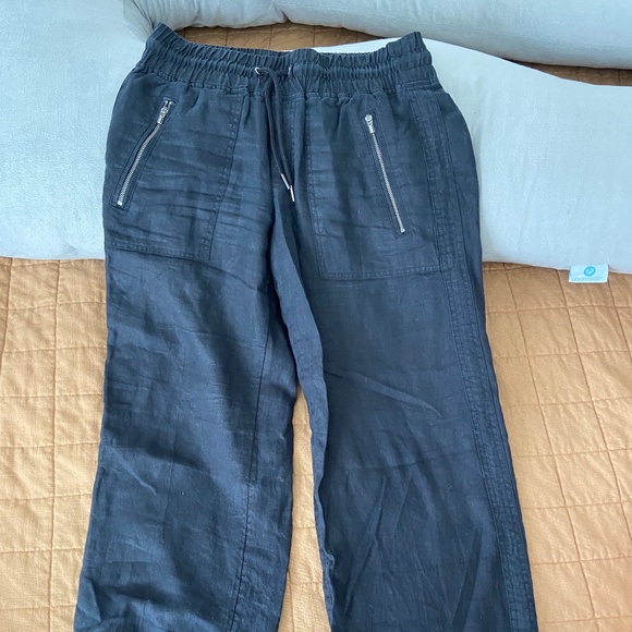 Athleta linen wide leg pant - Picture 2 of 4